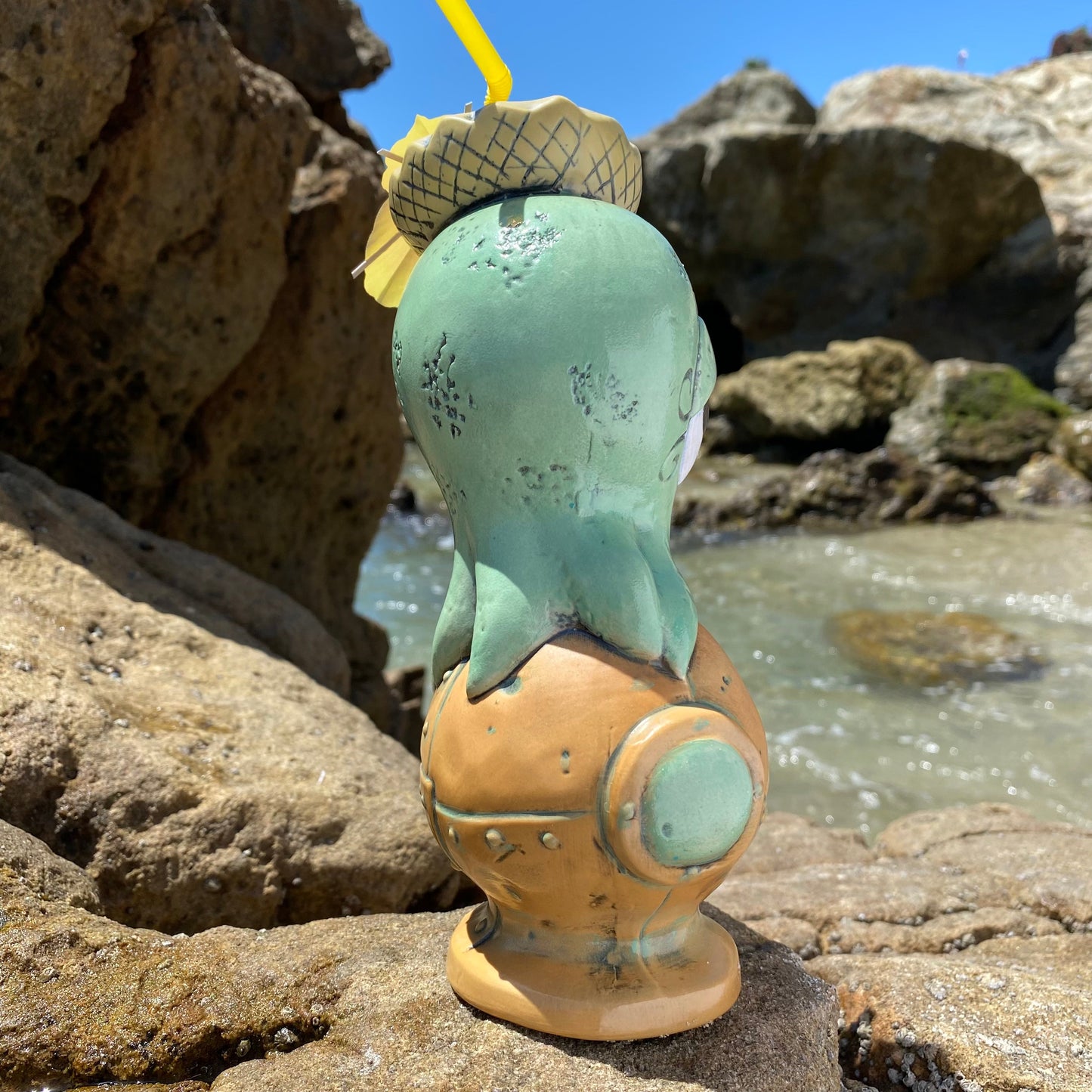 Tiki tOny's Drunktapus Tiki Mug (Whoopsies), sculpted by Thor - Ready to Ship! (FREE SHIPPING in U.S.)