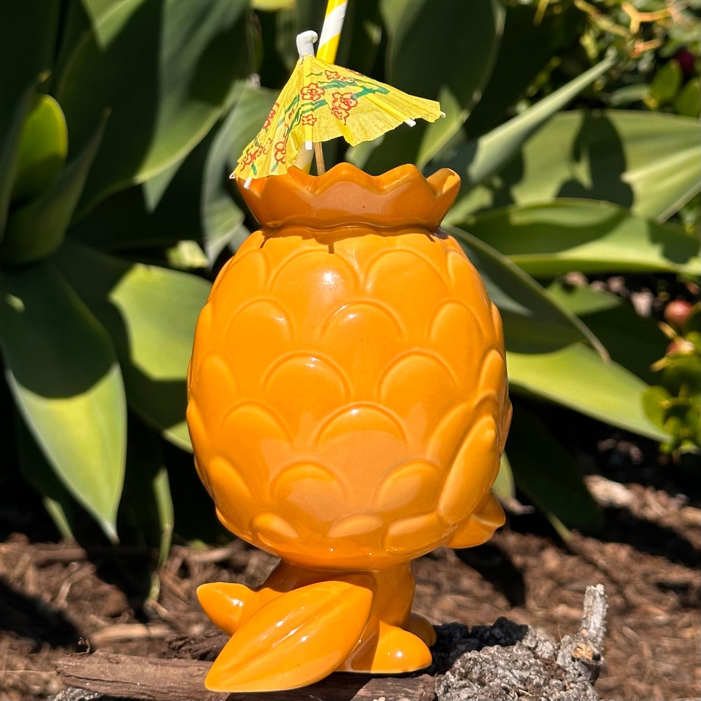 Jeff Granito's Pineapple Bird Tiki Mug, sculpted by Thor - Ready to Ship (FREE SHIPPING in U.S.)