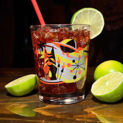 Jeff Granito's 'Cosmic Cocktails' Mai Tai Cocktail Glass (1) - Ready to Ship!