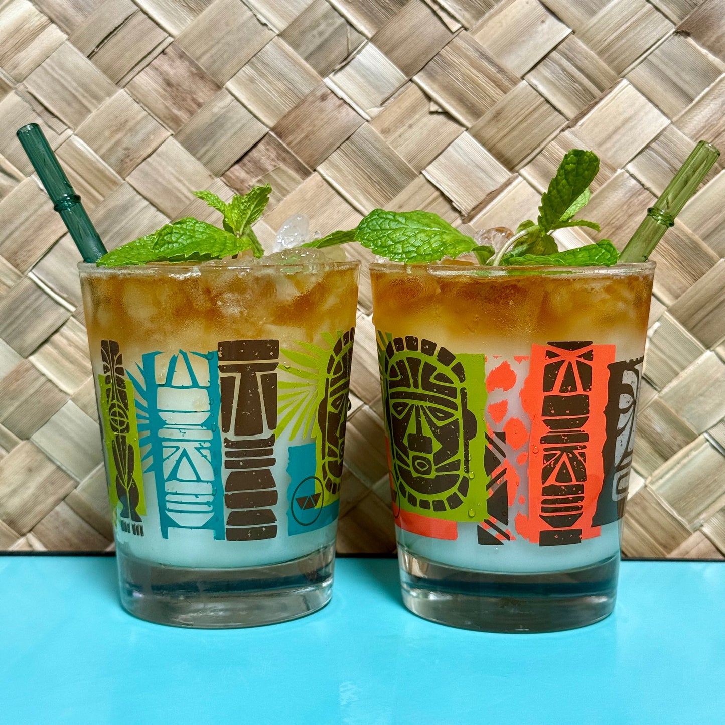 Witco Decor's 'Jungle Modern' Mai Tai Cocktail Glass (1) - Ready to Ship!