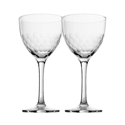 The Hive Glass | Honeycomb Nick & Nora Cocktail Glass