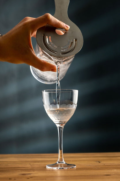 The Hive Glass | Honeycomb Nick & Nora Cocktail Glass