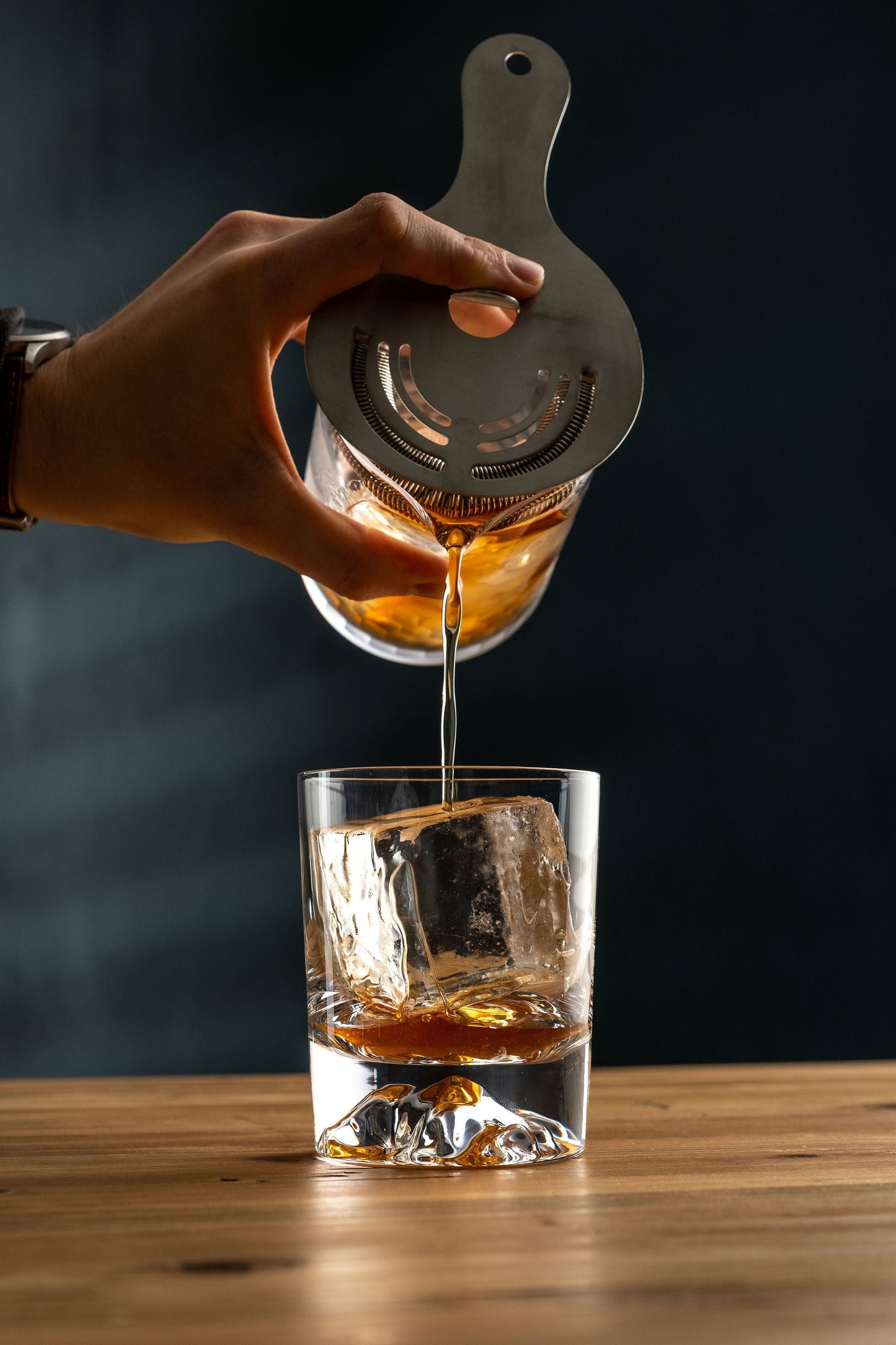 Foundation Glass | Weighted Mountain Base Old Fashioned Glasses - 10-ounce, Set of 2