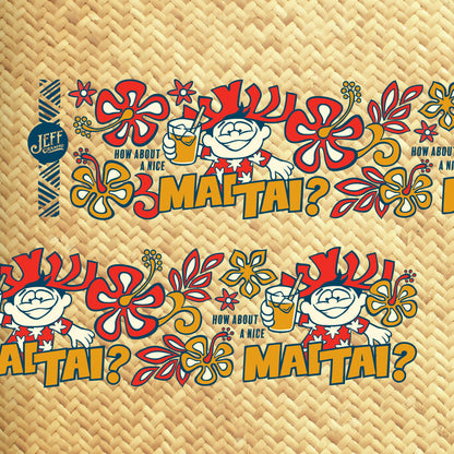 Jeff Granito's 'How About a Mai Tai?' Mai Tai Cocktail Glass (1) - Ready to Ship / Rolling Pre-Order