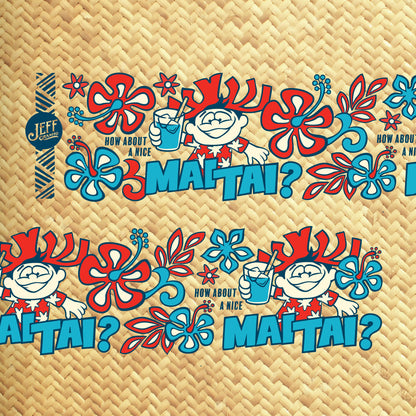 Jeff Granito's 'How About a Mai Tai?' Mai Tai Cocktail Glass (1) - Ready to Ship / Rolling Pre-Order