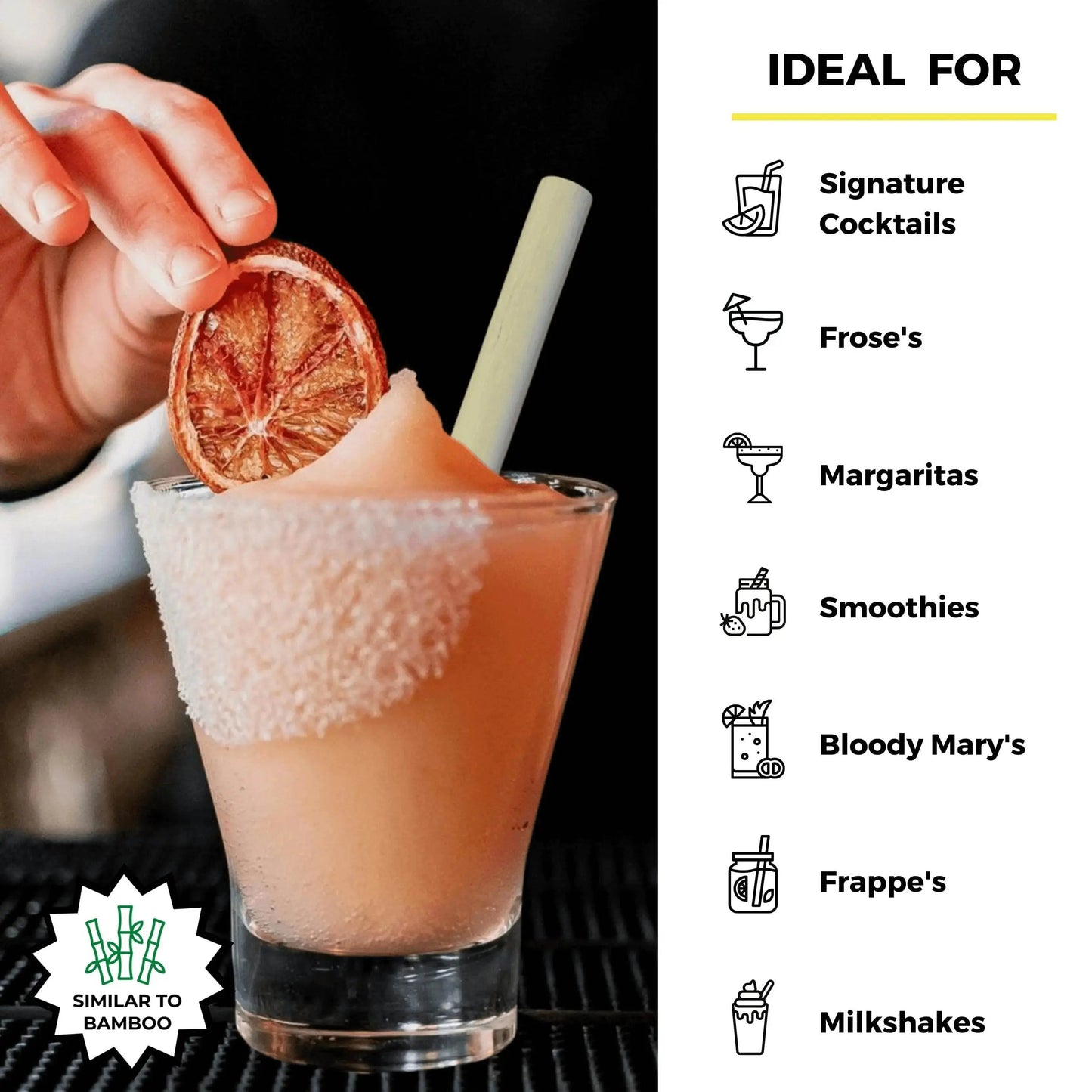 5.5" Jumbo Reed Straws