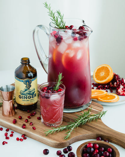 Portland Syrups Anders' Bar Cart Essentials: Grenadine, Authentic Ginger, & Brown Sugar Simple Syrup