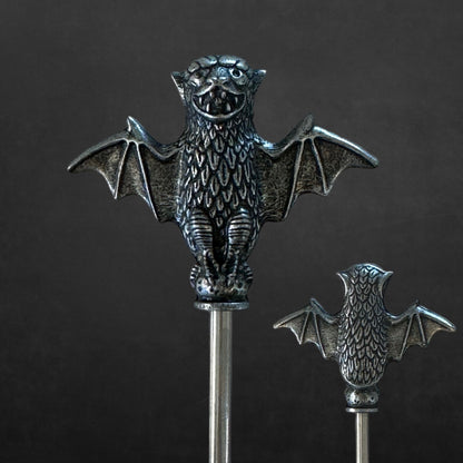 Thor's 'Haunted' Sculpted Metal Swizzle Sticks - Set of Six (6) - Ready to Ship / Rolling Pre-Order