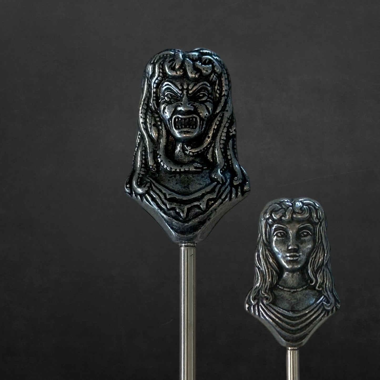 Thor's 'Haunted' Sculpted Metal Swizzle Sticks - Set of Six (6) - Ready to Ship / Rolling Pre-Order