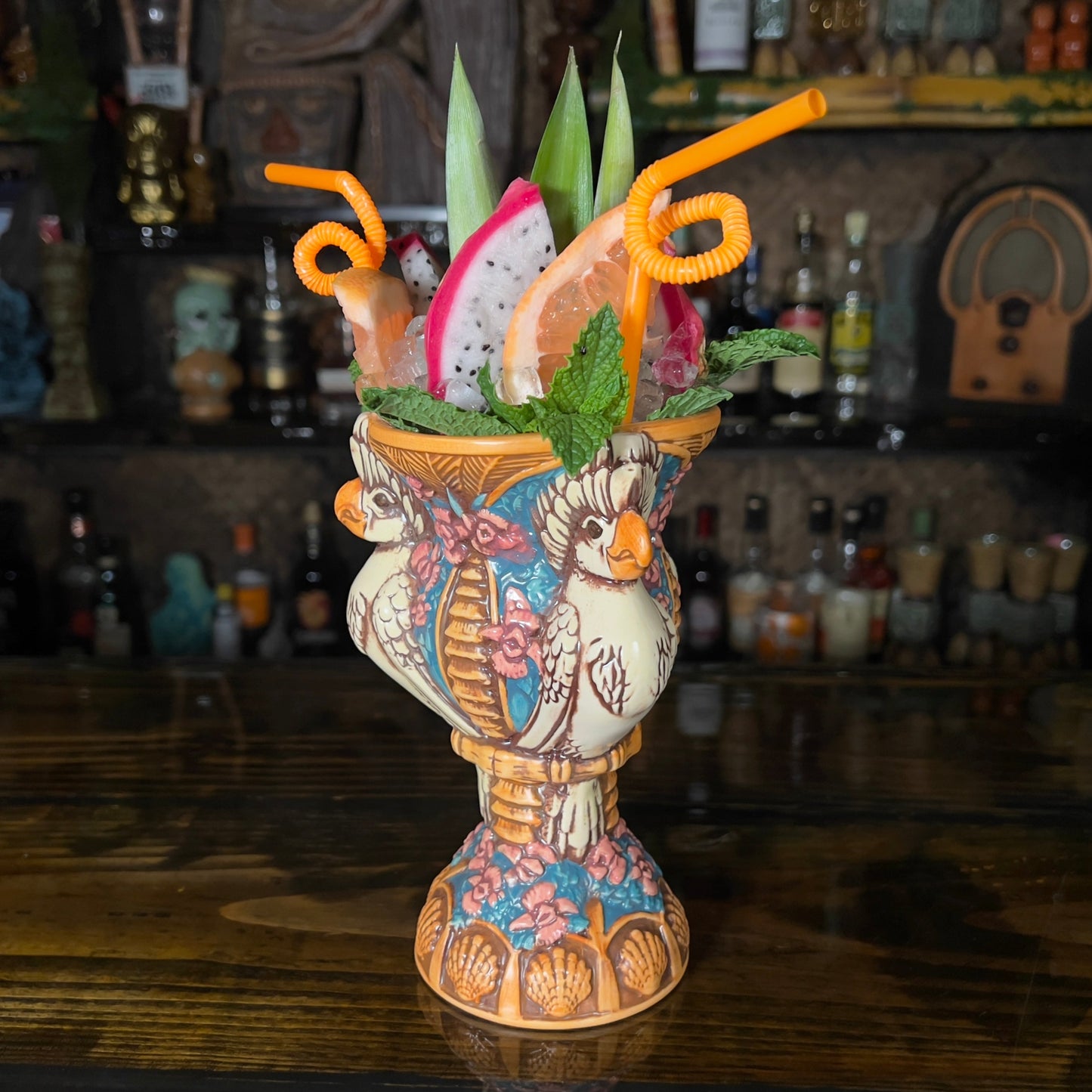 The Glee Club Tiki Mug, designed and sculpted by Thor - Ready to Ship! (FREE SHIPPING in U.S.)