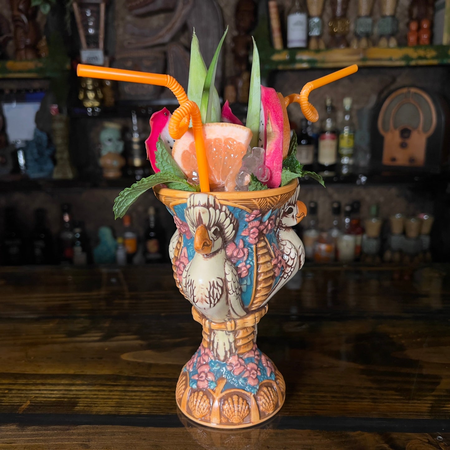 The Glee Club Tiki Mug, designed and sculpted by Thor - Ready to Ship! (FREE SHIPPING in U.S.)