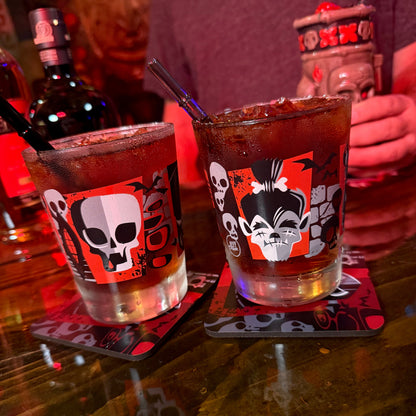 Jeff Granito's 'Monster Mashup' Mai Tai Cocktail Glass (1) - Ready to Ship!