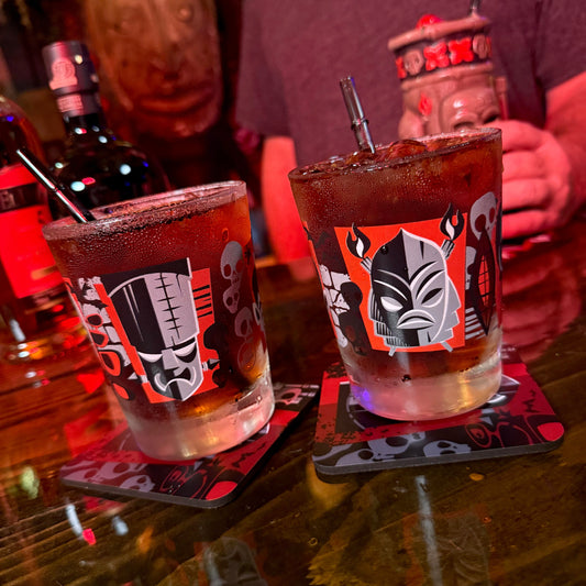 Jeff Granito's 'Monster Mashup' Mai Tai Cocktail Glass (1) - Ready to Ship!