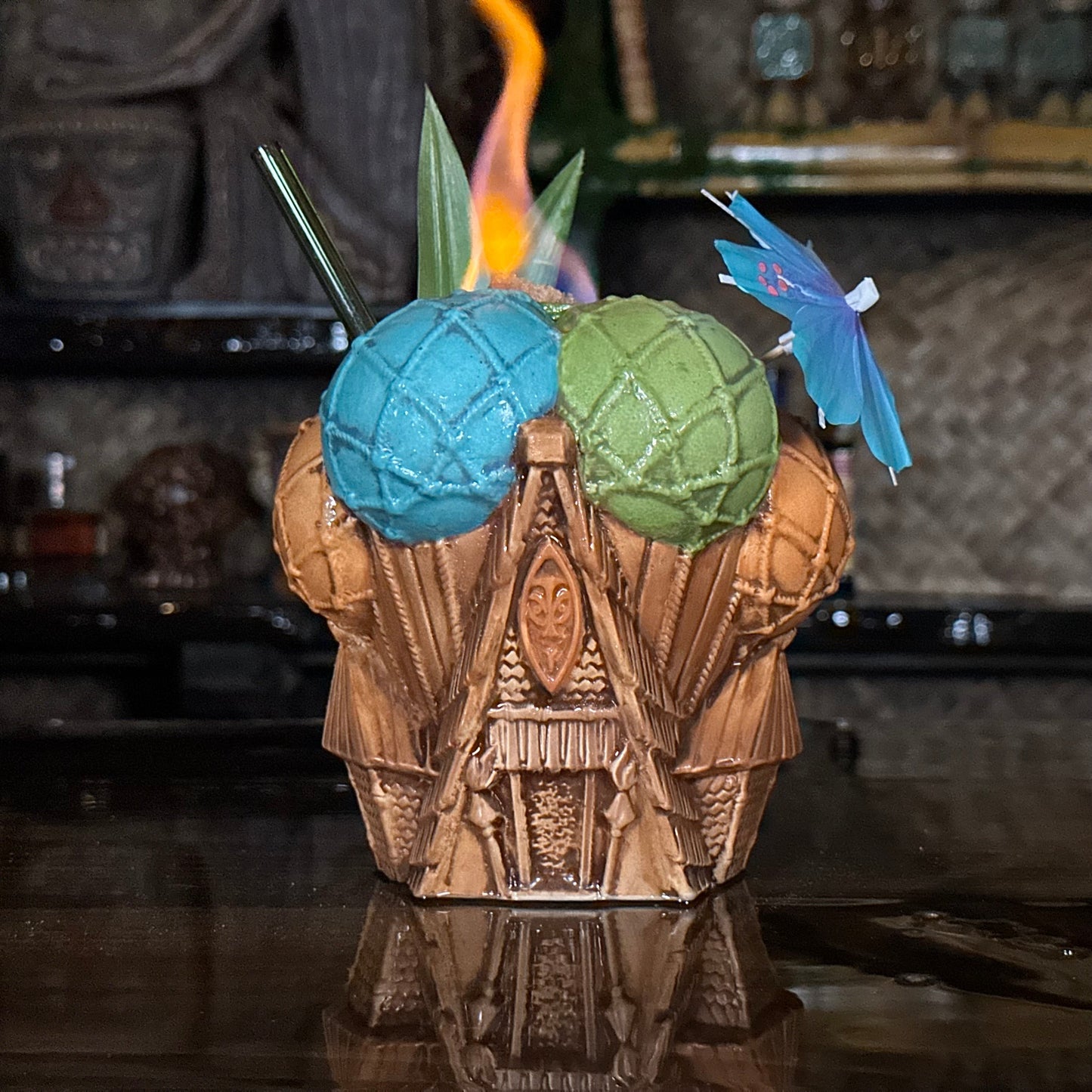 Jeff Granito's Escape to Adventure Tiki Mug, sculpted by Thor - Ready to Ship! (FREE SHIPPING in U.S.)