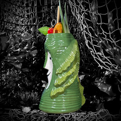 Creature Bob - ceramic Tiki Mug, sculpt by Thor - Ready to Ship (FREE SHIPPING in U.S.)