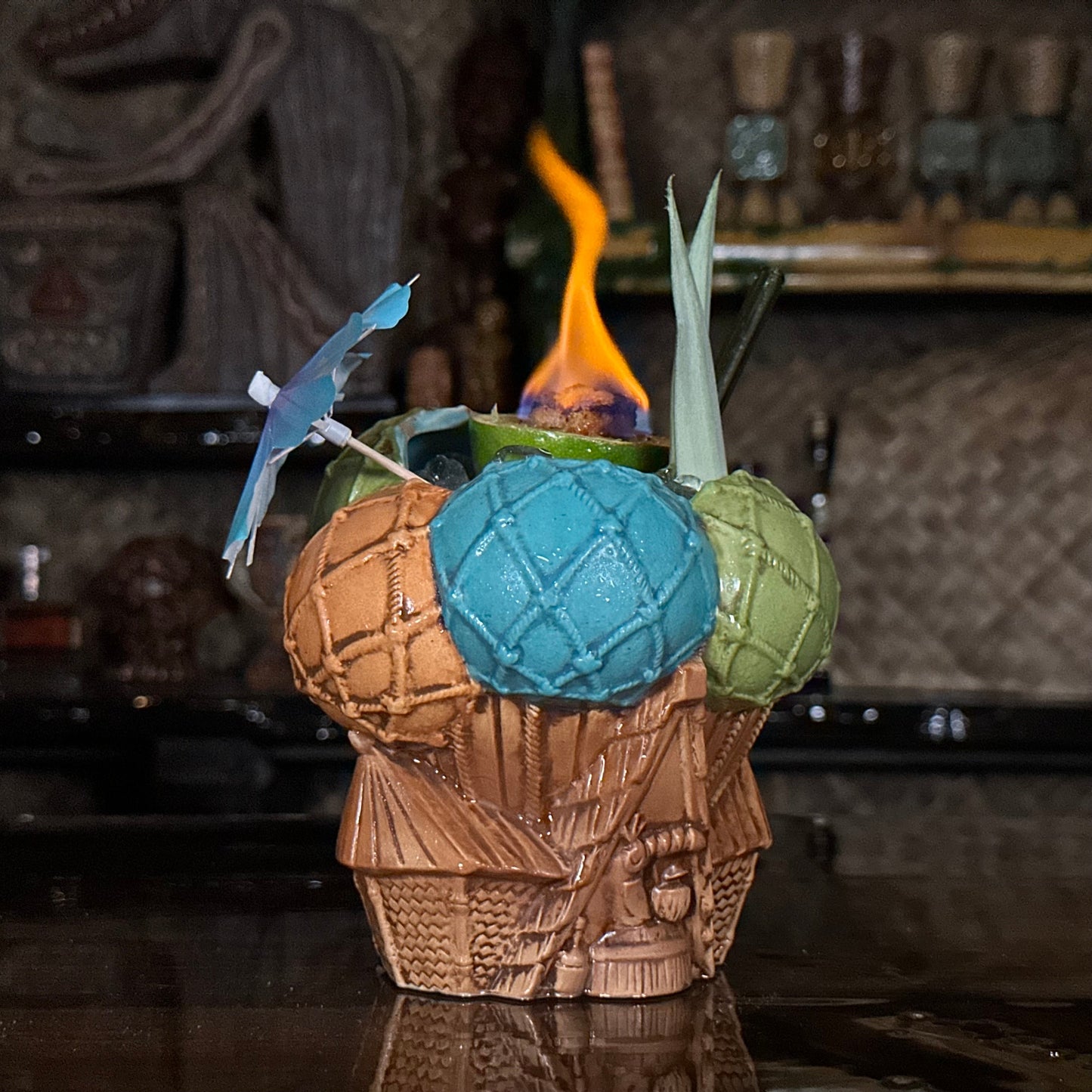 Jeff Granito's Escape to Adventure Tiki Mug, sculpted by Thor - Ready to Ship! (FREE SHIPPING in U.S.)