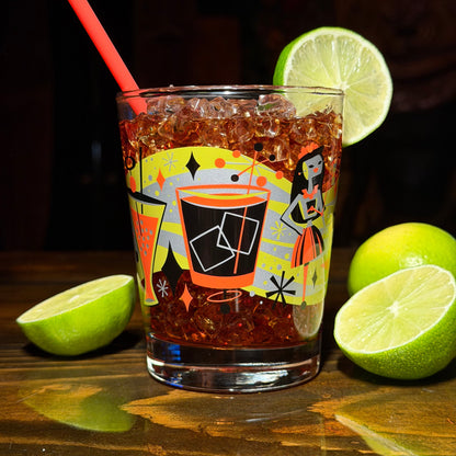 Jeff Granito's 'Cosmic Cocktails' Mai Tai Cocktail Glass (1) - Ready to Ship!