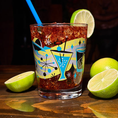 Jeff Granito's 'Cosmic Cocktails' Mai Tai Cocktail Glass (1) - Ready to Ship!