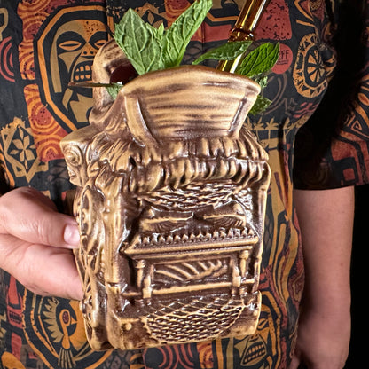 Jungle Cruiser Tiki Mug, designed and sculpted by Thor - Ready to Ship! (FREE SHIPPING in U.S.)