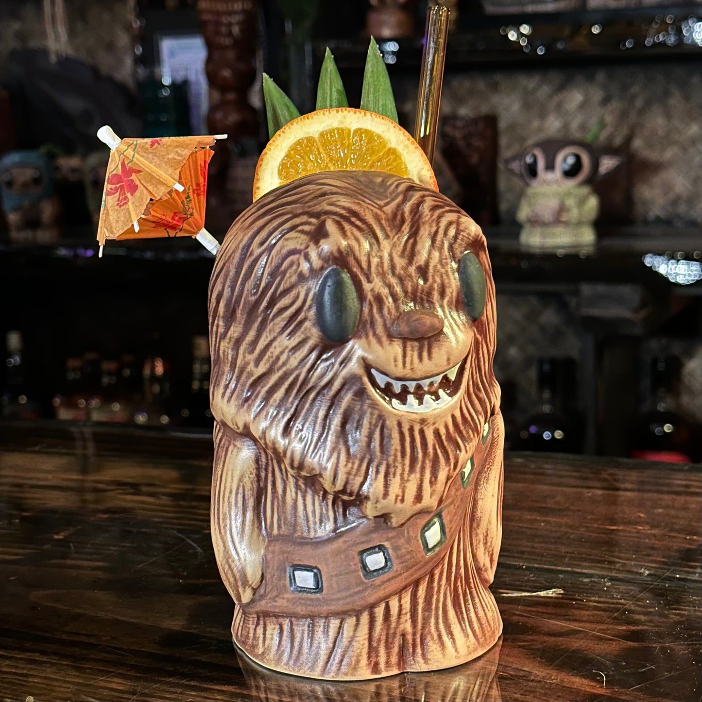 Tiki tOny's Fuzzball - Ceramic Tiki Mug - Ready to Ship (FREE SHIPPING in U.S.)