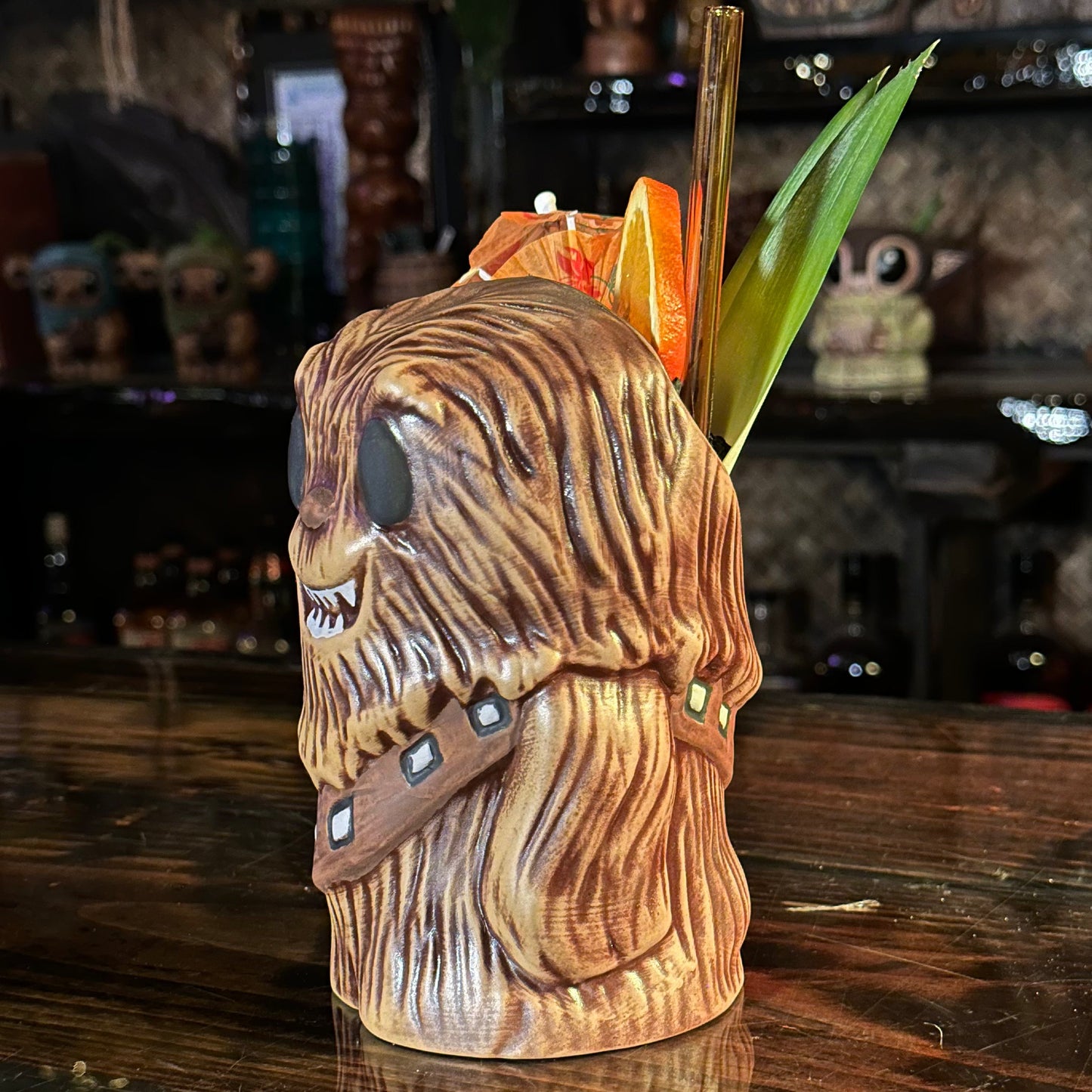 Tiki tOny's Fuzzball - Ceramic Tiki Mug - Ready to Ship (FREE SHIPPING in U.S.)