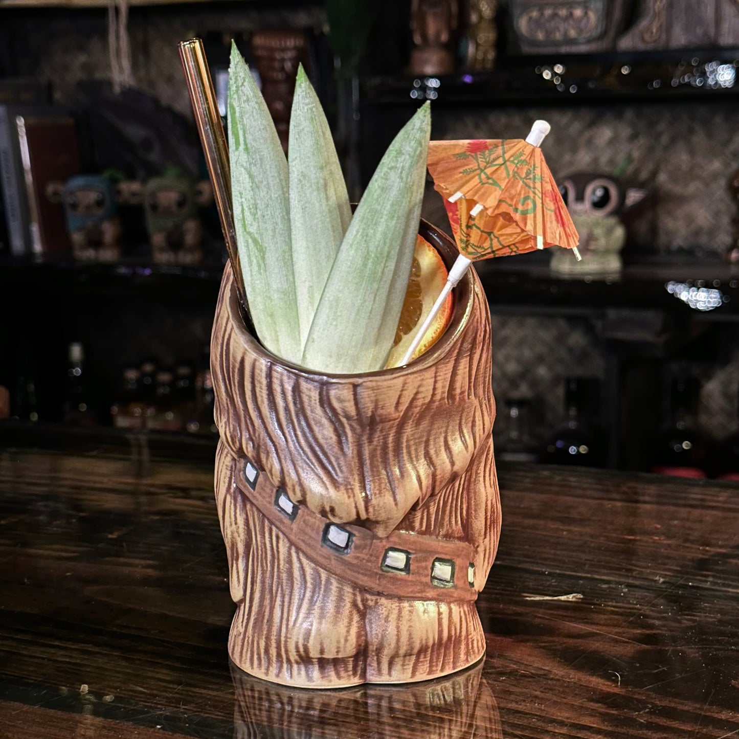 Tiki tOny's Fuzzball - Ceramic Tiki Mug - Ready to Ship (FREE SHIPPING in U.S.)