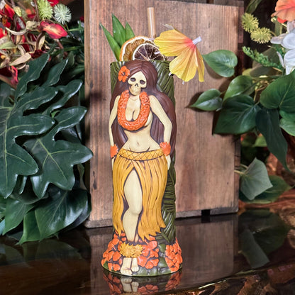 Haunted Hula Tiki Mug, sculpted by Thor - Ready to Ship! (FREE Shipping in U.S.)