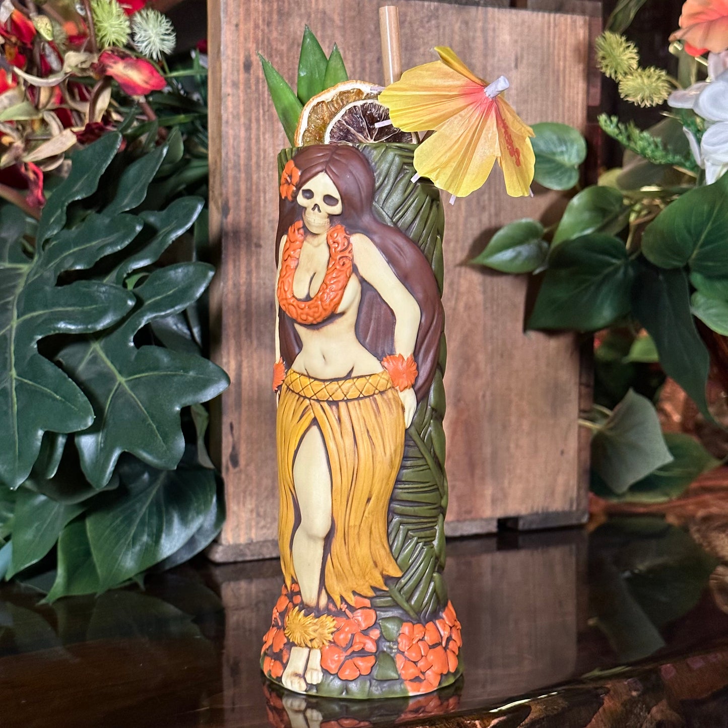 Haunted Hula Tiki Mug, sculpted by Thor - Ready to Ship! (FREE Shipping in U.S.)