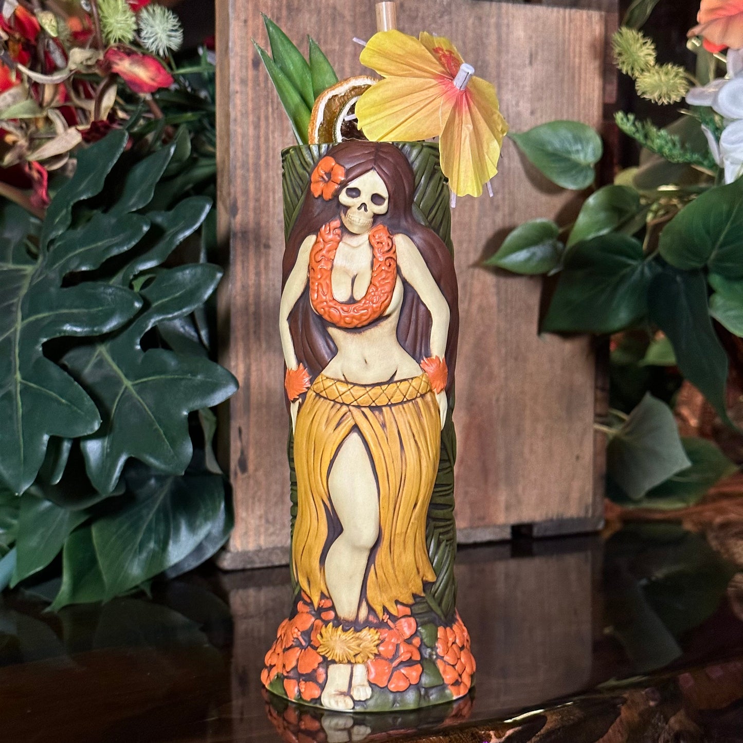Haunted Hula Tiki Mug, sculpted by Thor - Ready to Ship! (FREE Shipping in U.S.)