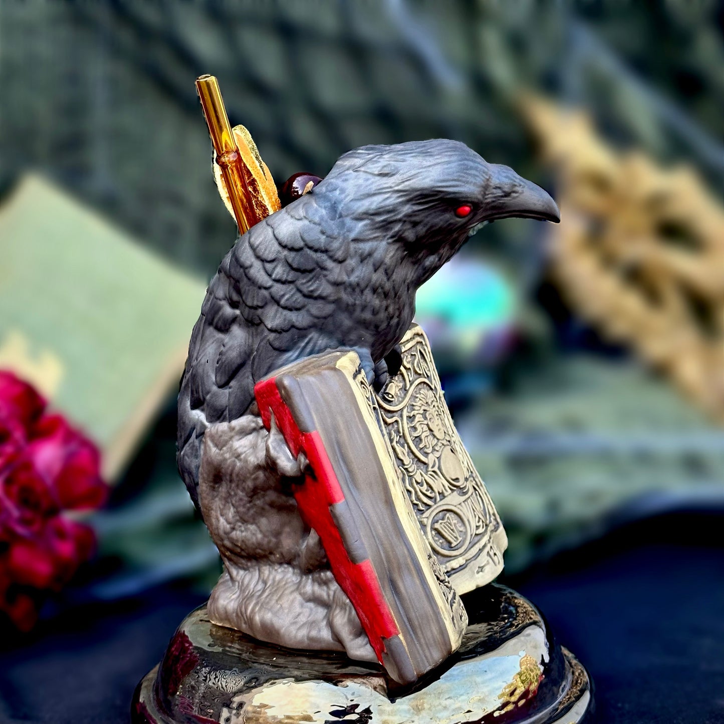 The Raven & The Spirits - Ceramic Tiki Mug - Ready to Ship! (FREE Shipping in U.S.)