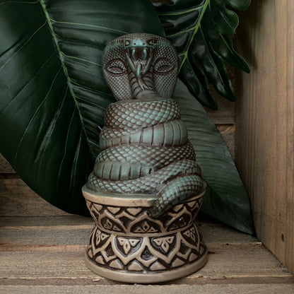 Cobra Idol Tiki Mug, designed and sculpted by Thor - Ready to Ship (FREE SHIPPING in U.S.)