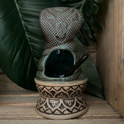 Cobra Idol Tiki Mug, designed and sculpted by Thor - Ready to Ship (FREE SHIPPING in U.S.)