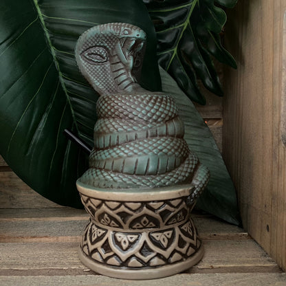 Cobra Idol Tiki Mug, designed and sculpted by Thor - Ready to Ship (FREE SHIPPING in U.S.)