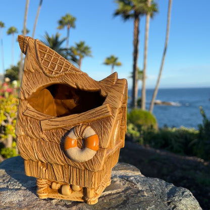 Whittle Hut Rolli Tiki Mug, designed by Jeremy Spears of Woodshop  - Limited Time - Ready to ship! (FREE SHIPPING in U.S.)