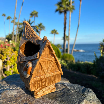 Whittle Hut Rolli Tiki Mug, designed by Jeremy Spears of Woodshop  - Limited Time - Ready to ship! (FREE SHIPPING in U.S.)
