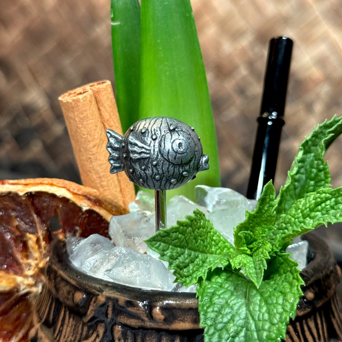 Tiki tOny's 'Best of Tiki' Sculpted Metal Swizzle Sticks - Set of Four (4) - Ready to Ship / Rolling Pre-Order (FREE SHIPPING in U.S.)