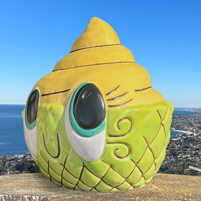 Tiki tOny's Baby Whippy (Lime Green) Tiki Mug, sculpted by Thor - Ready-to-Ship! (FREE SHIPPING in U.S.)