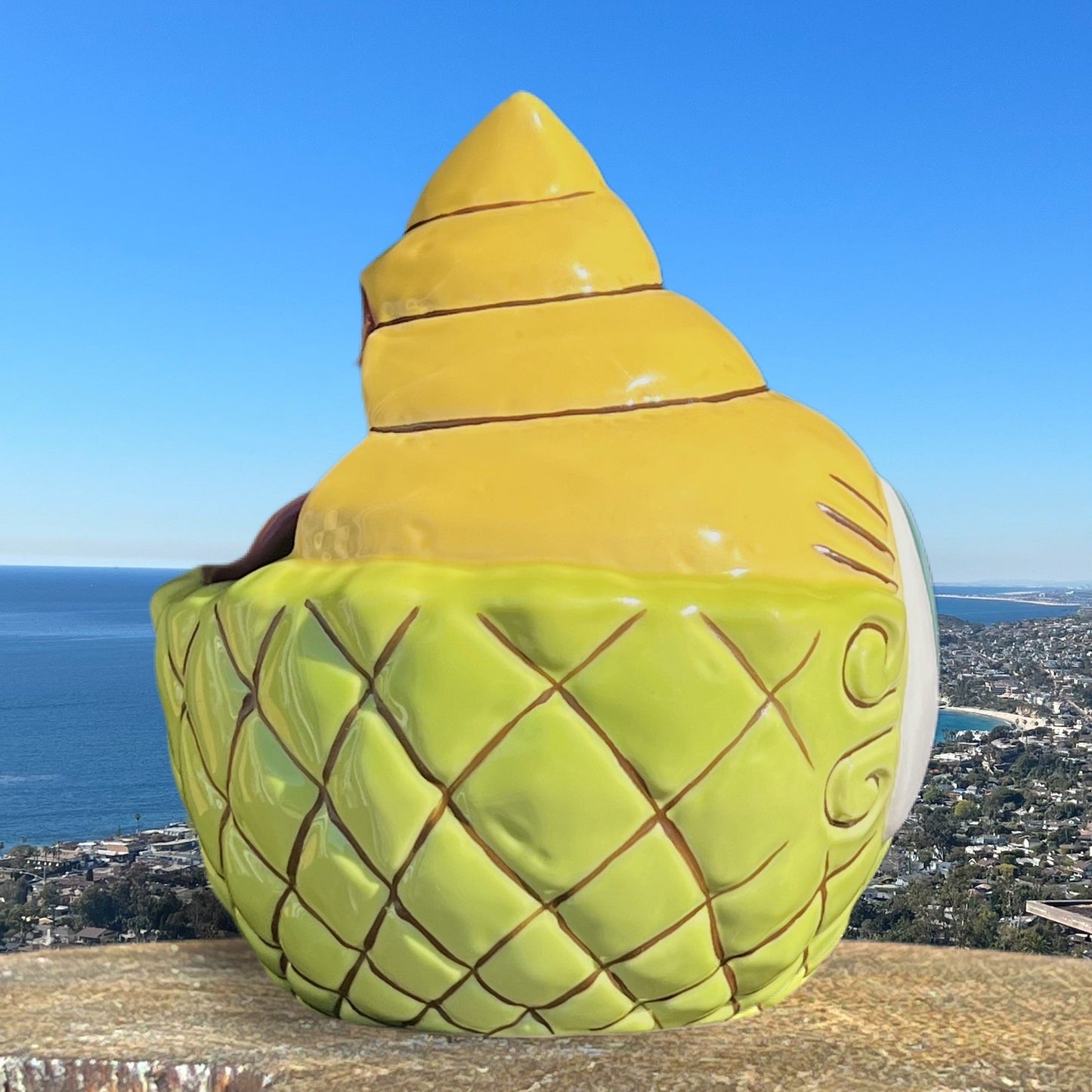 Tiki tOny's Baby Whippy (Lime Green) Tiki Mug, sculpted by Thor - Ready-to-Ship! (FREE SHIPPING in U.S.)