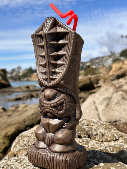 Lono Tiki Mug, sculpted by Thor -  Ready to Ship (FREE SHIPPING in U.S.)