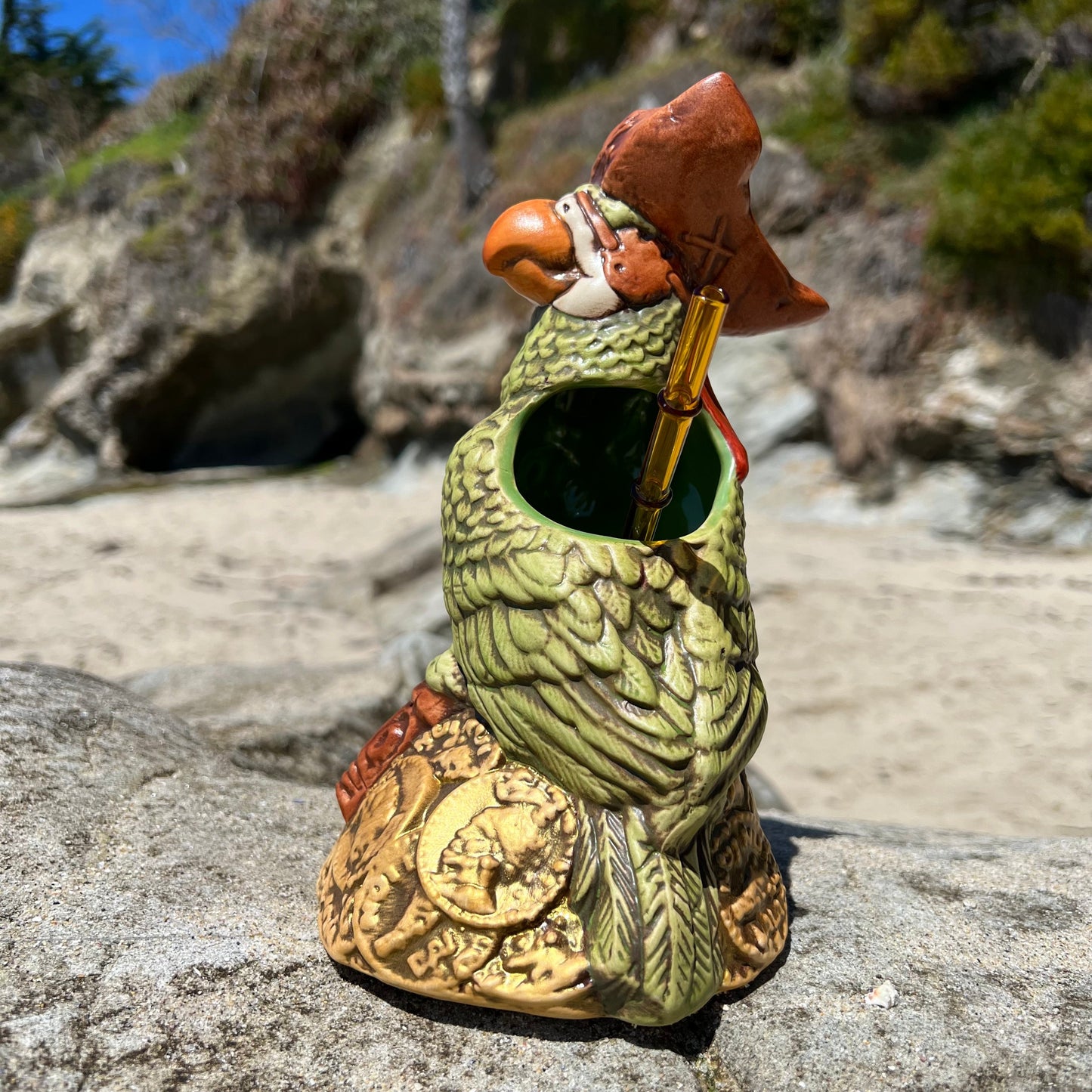 Thor's Parrots of the Caribbean Tiki Mug - Ready to Ship! (FREE SHIPPING in U.S.)