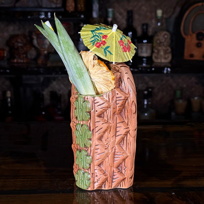 The Griper Tiki Mug (Green) designed by Ken Ruzic, sculpted by Thor - Limited Edition of 250 - Ready to Ship! (FREE SHIPPING in U.S.)
