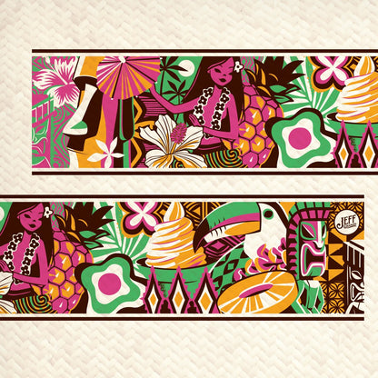 Jeff Granito's 'Island Memories' Mai Tai Cocktail Glass (1) - Ready to Ship!