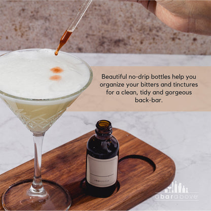 Amber Atomizer / Eye Dropper Set