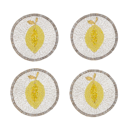 Lemon coasters