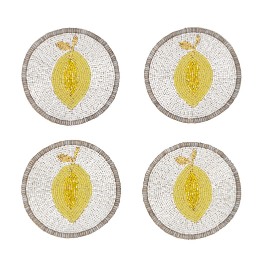 Lemon coasters
