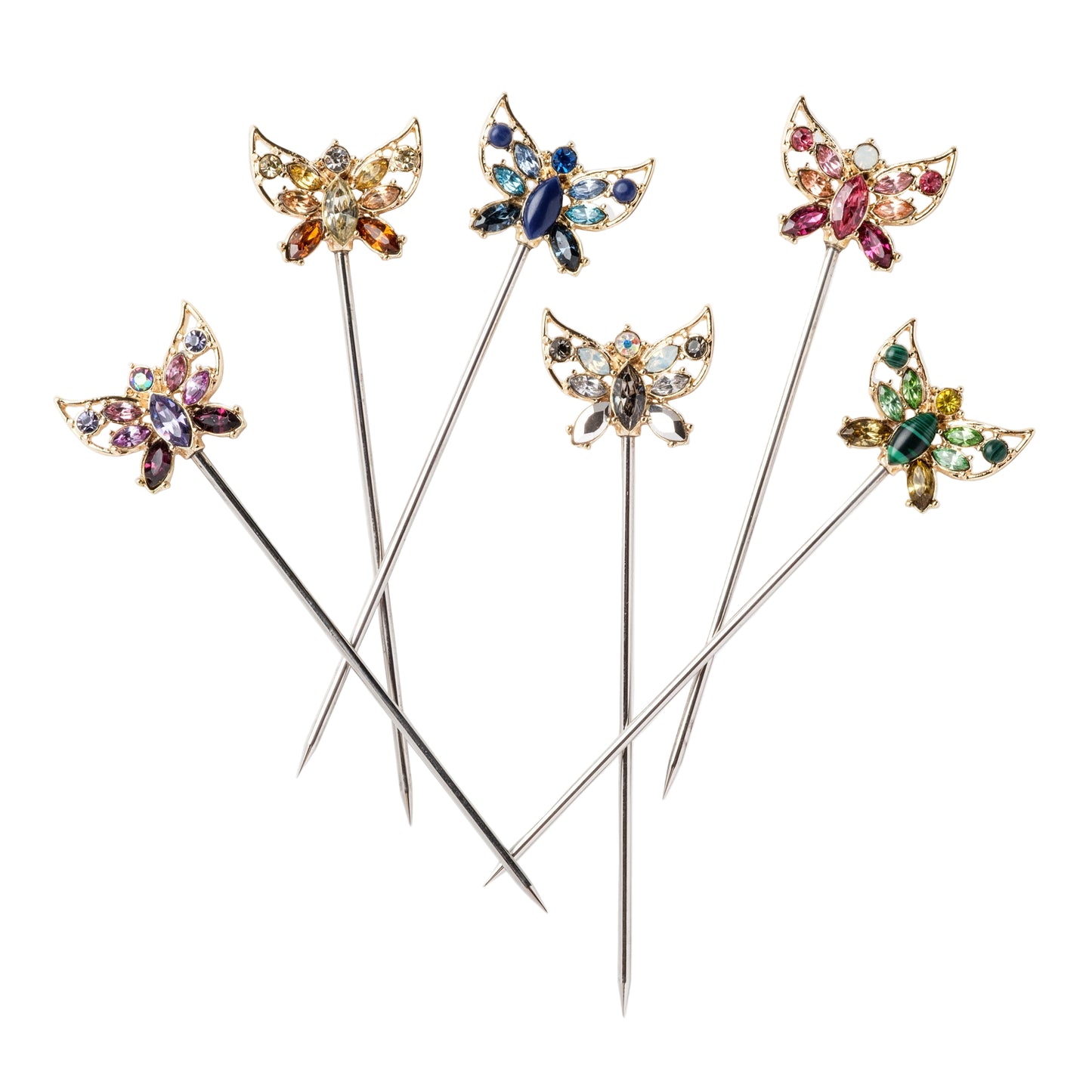 Butterfly cocktail picks