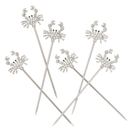 Crab cocktail picks - Set of 6
