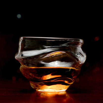 TsukiGlass Kai Japanese Crystal Whisky Glass