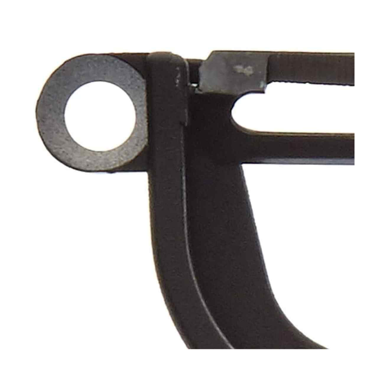 A close-up of the Black Mercer Culinary Y Swiss Peeler on a white background