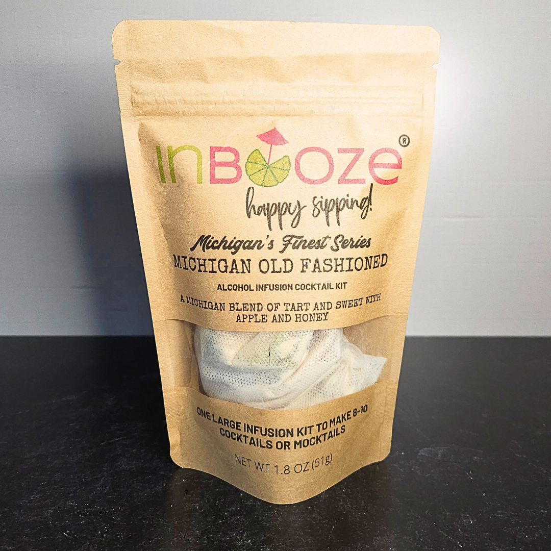 InBooze Michigan Old Fashioned Alcohol Infusion Cocktail Kit